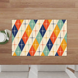 Vintage Style Double Layer Placemats – Reusable Retro Dining Table Mats - retro table linen