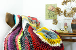 One-of-a-kind handmade cuddle BLANKET 'IBIZA' by CUDDLSNUGS
