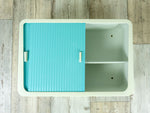 Two similar available! 1960s turquoise BATHROOM Medicine CABINET