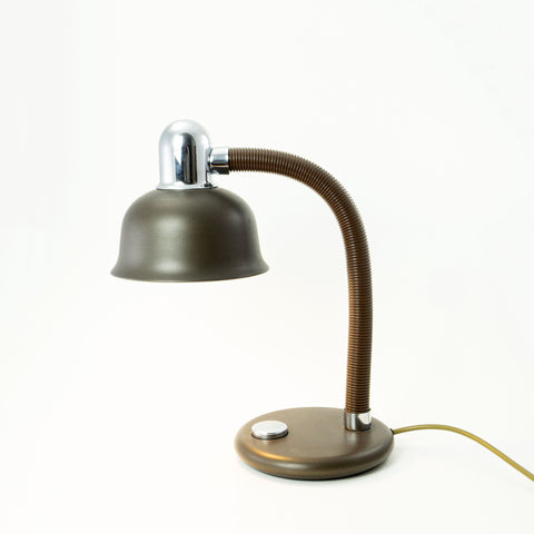 1970s Egon Hillebrand Design DESK TABLE LAMP with gooseneck