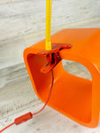 1990s Memphis Style CLAMP-ON LAMP blue yellow red