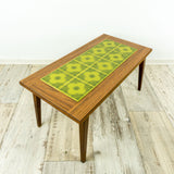 60s green ceramic MOSAIC SIDE TABLE Plant Stand