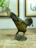 1960s vintage BRASS ROOSTER ASTRAY smokers utensil gift