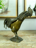 1960s vintage BRASS ROOSTER ASTRAY smokers utensil gift
