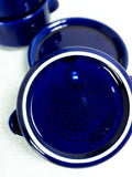 1970s BLUE ceramic SOUP or Cereal BOWLS Gallo 'Stockholm' 1 of 3