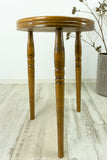 VINTAGE 1940s rustic MILKING STOOLS side table plant stand