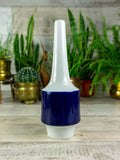 1960s PORCELAIN Vase white cobalt blue by Heinrich Bavaria Westgermany
