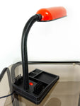 1990s Memphis Style DESK LAMP Table Lamp black red