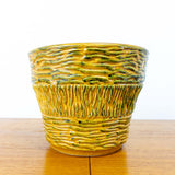 1960s relief CERAMIC PLANTER 'Kairo' by Ilkra Westgerman Pottery