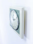 1960s WALL CLOCK by Dugena Westgermany, electromechanical battery movement
