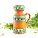 Orange handled 1960s WGP VASE 2320-25 by ILKRA Westgermany