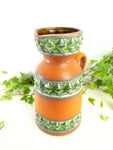 Orange handled 1960s WGP VASE 2320-25 by ILKRA Westgermany