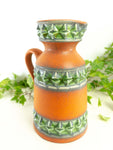 Orange handled 1960s WGP VASE 2320-25 by ILKRA Westgermany