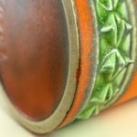 Orange handled 1960s WGP VASE 2320-25 by ILKRA Westgermany