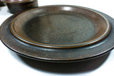 ARABIA RUSKA FINLAND Set of 2 platters, round and rectangular serving plates