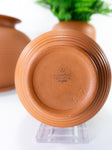 Set of 3 midcentury CERAMIC CLINKER VASES Westgeman Pottery