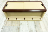 1960s rectangular caramel brown BATHROOM or MEDICINE CABINET