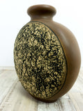 XXL 1960s Ceramic FLOOR VASE 102-50 by Dümler Breiden, tree bark glaze