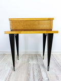 Single MIDCENTURY NIGHTSTAND or CABINET in empire style with drawer, France 1960s
