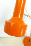 Original 1970s Orange DRAWING Desk LAMP midcentury lighthing