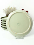 Mint condition! 60s CERAMIC FONDUE snack tapas PLATE by Gertz, Westgermany 1 of 6