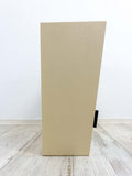 Free Shipping! Large 1950s vintage KITCHEN WALL CABINET glass shelves