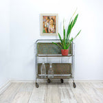 Exceptional rare millefiori design! 70s FOLDING CART by Bremshey Westgermany