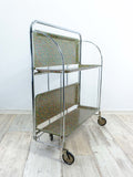 Exceptional rare millefiori design! 70s FOLDING CART by Bremshey Westgermany
