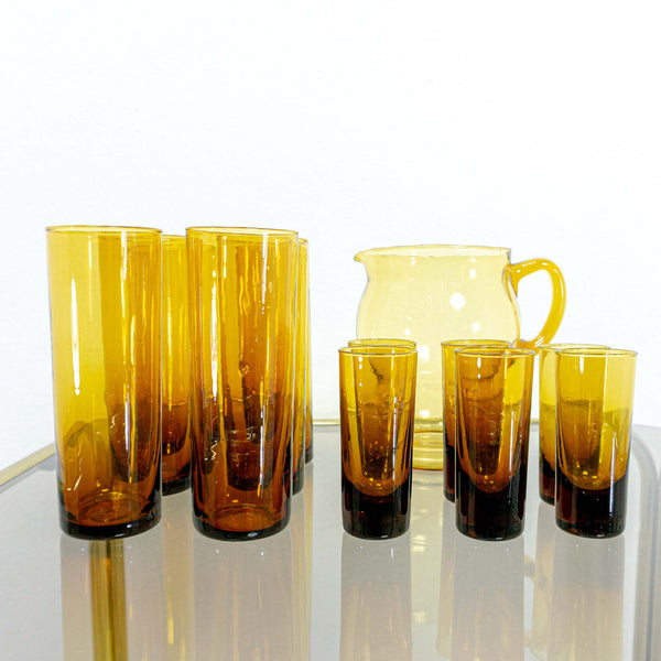 Blown Glass Tumbler Set